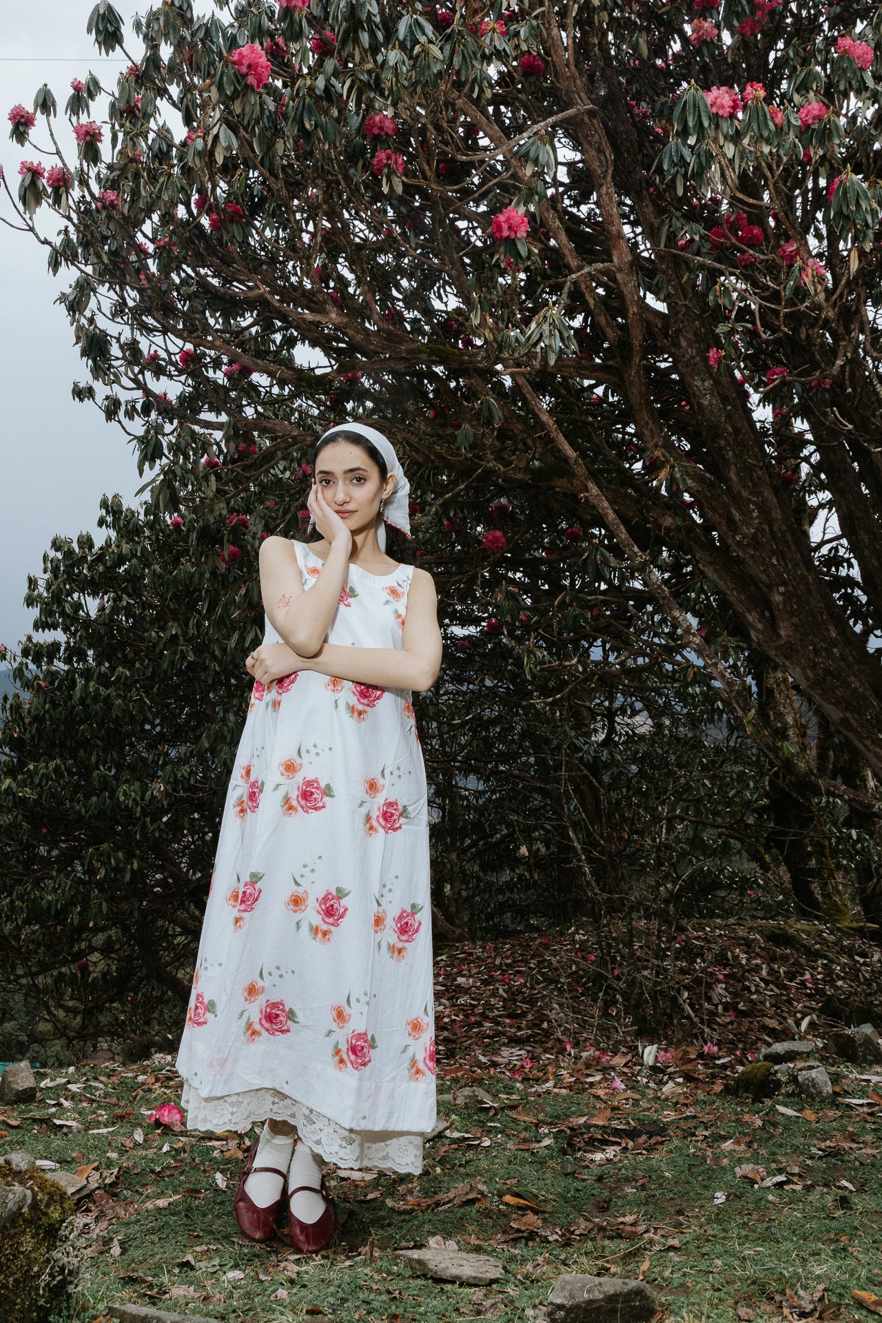 Roses on a Cloud Dress