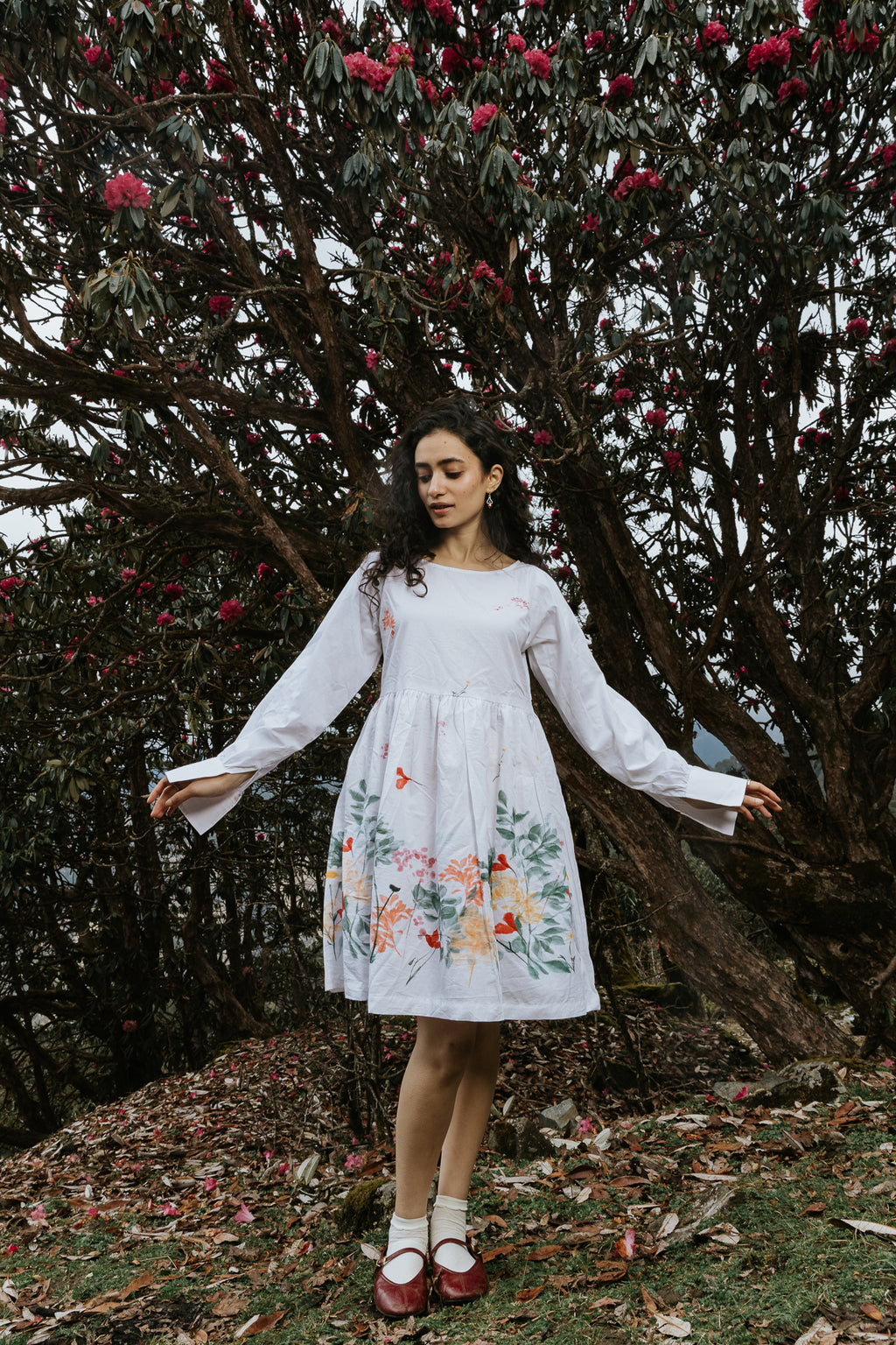 Wildflowers Grown in Buransh Dress