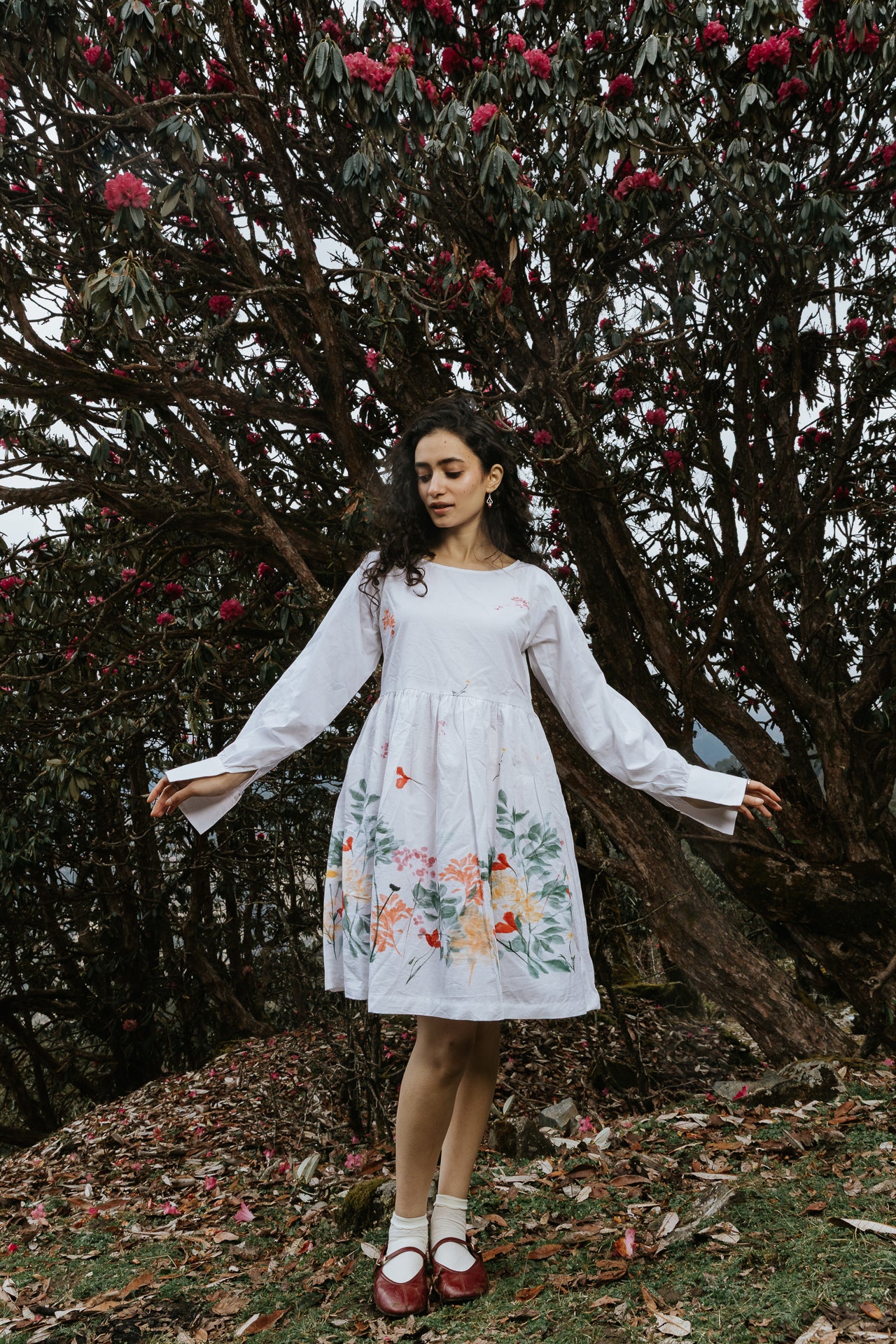 Wildflowers Grown in Buransh Dress