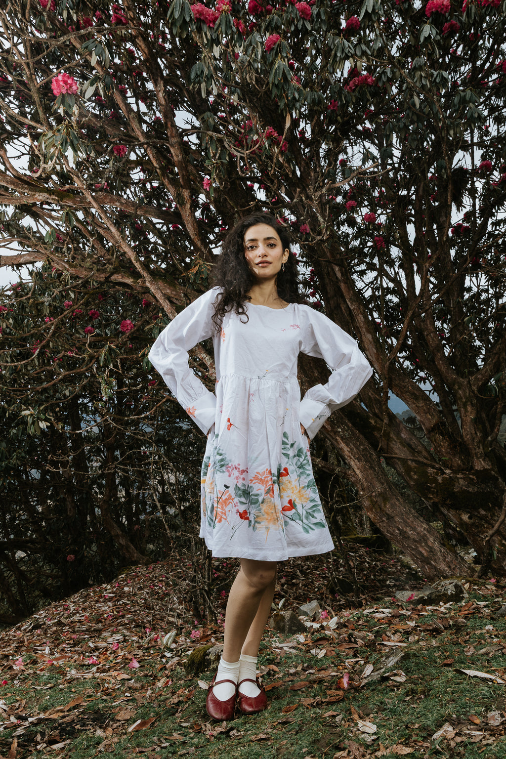 Wildflowers Grown in Buransh Dress