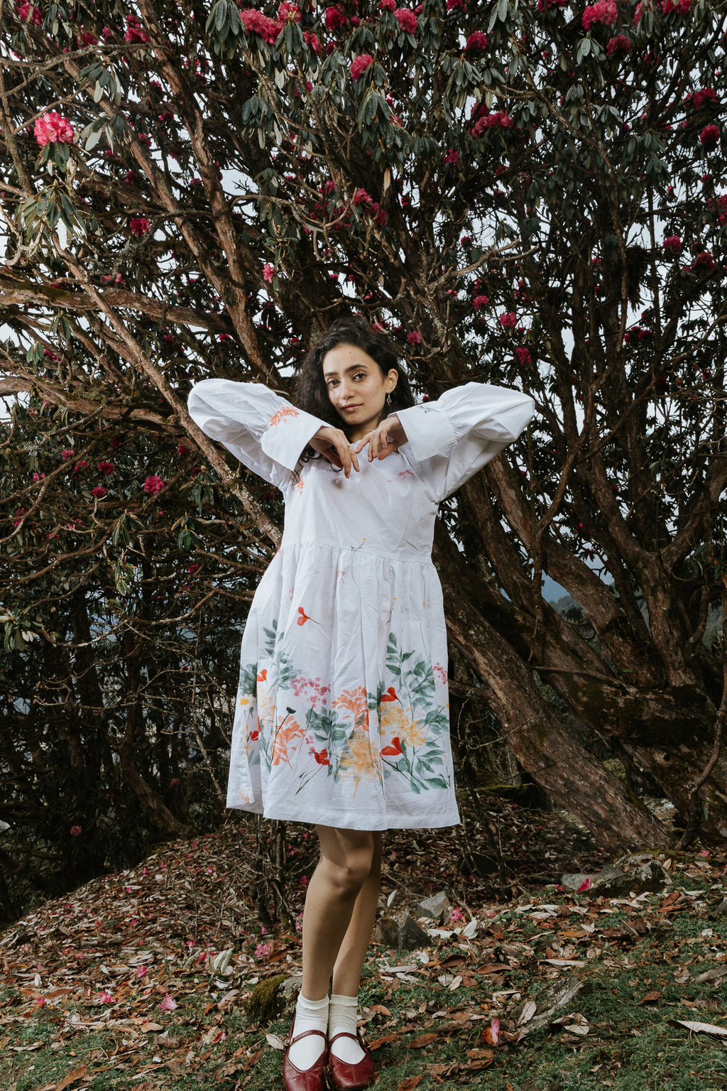 Wildflowers Grown in Buransh Dress