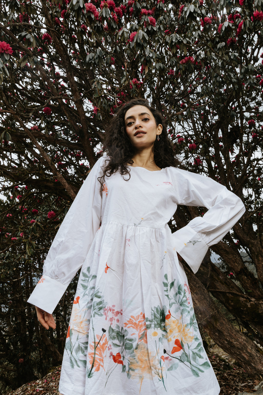Wildflowers Grown in Buransh Dress