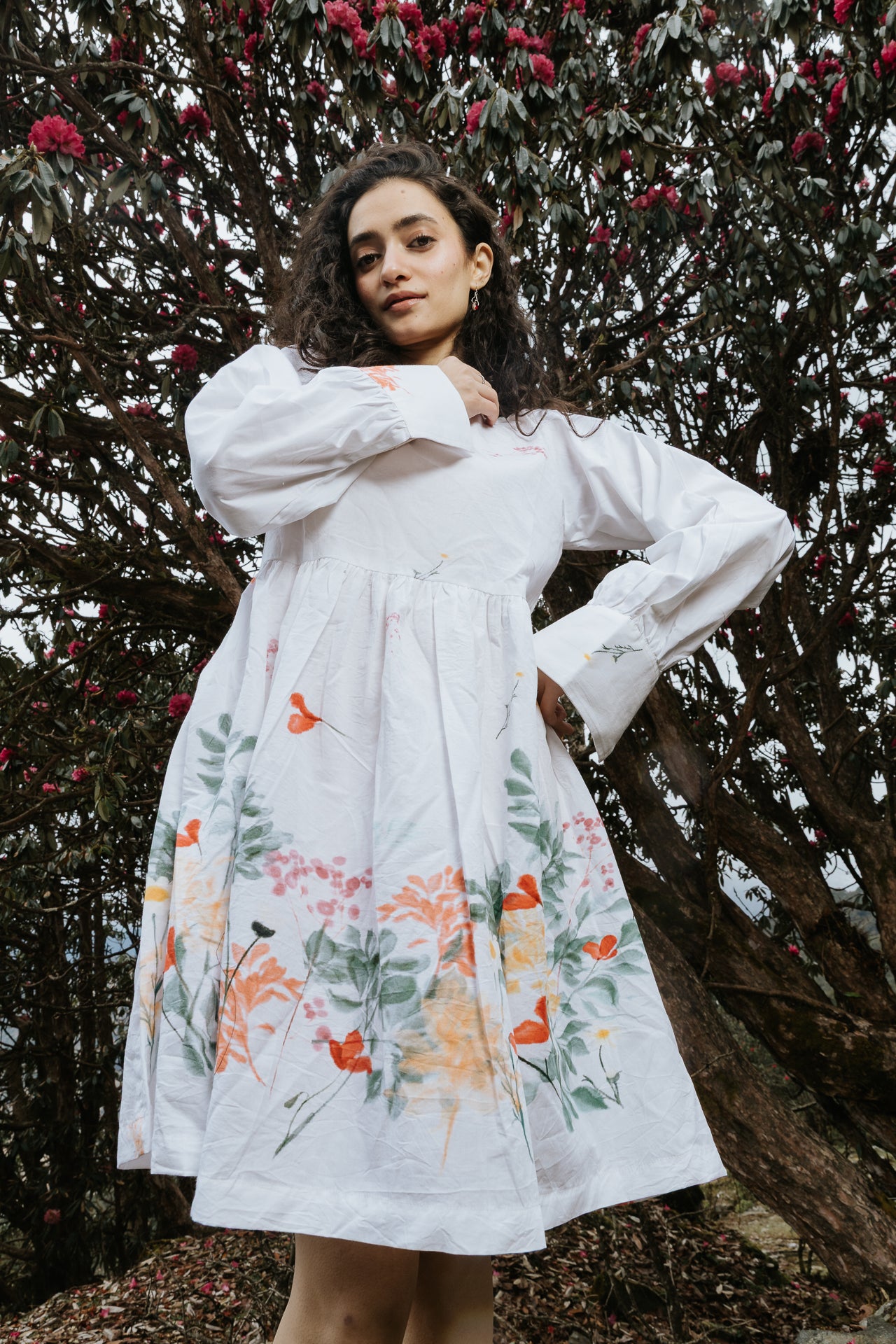 Wildflowers Grown in Buransh Dress