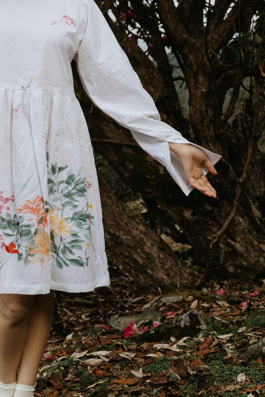 Wildflowers Grown in Buransh Dress