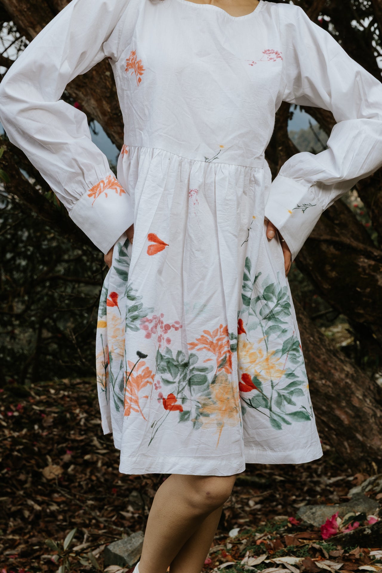 Wildflowers Grown in Buransh Dress