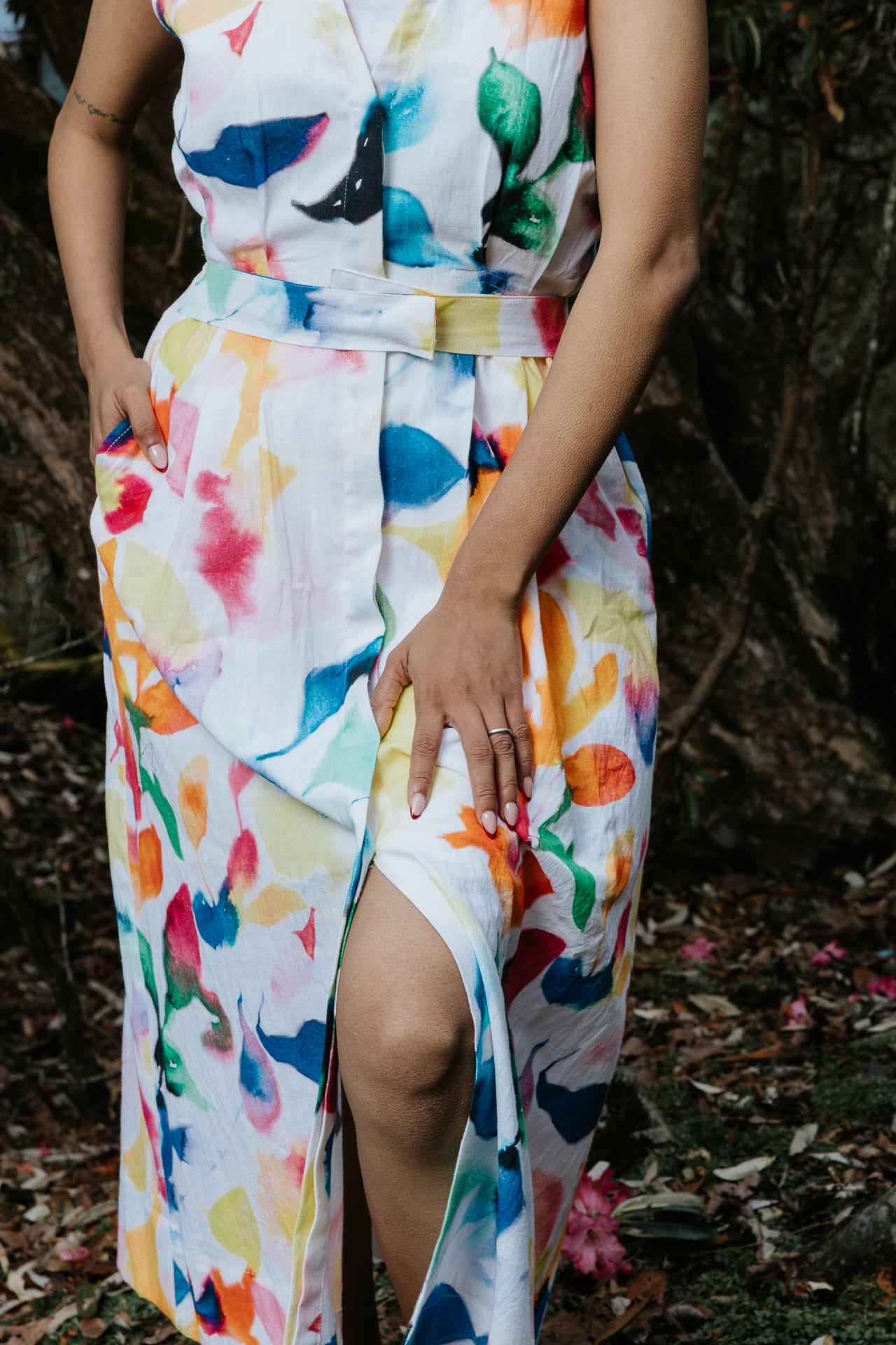 The Linen Canvas Dress