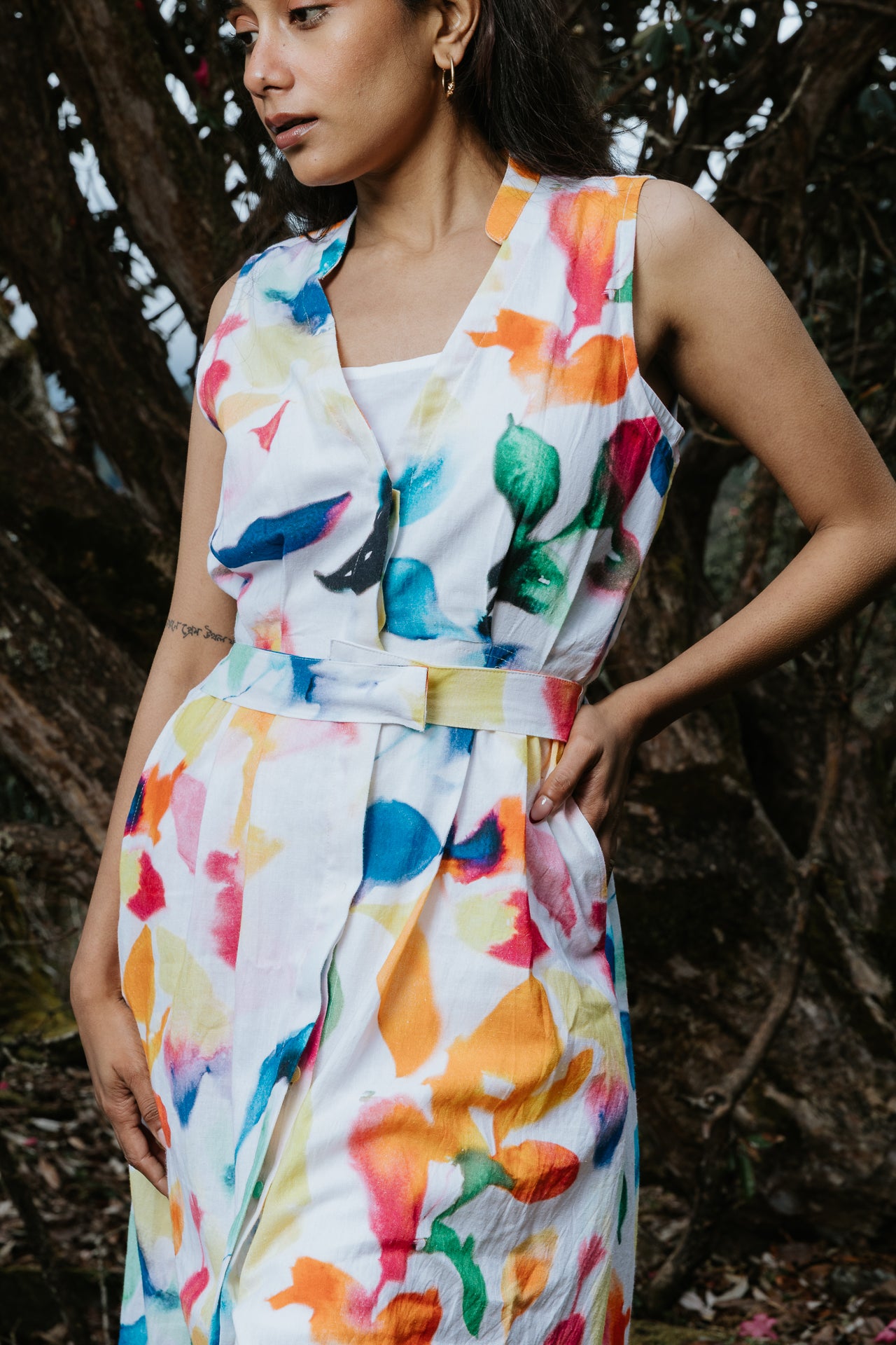The Linen Canvas Dress
