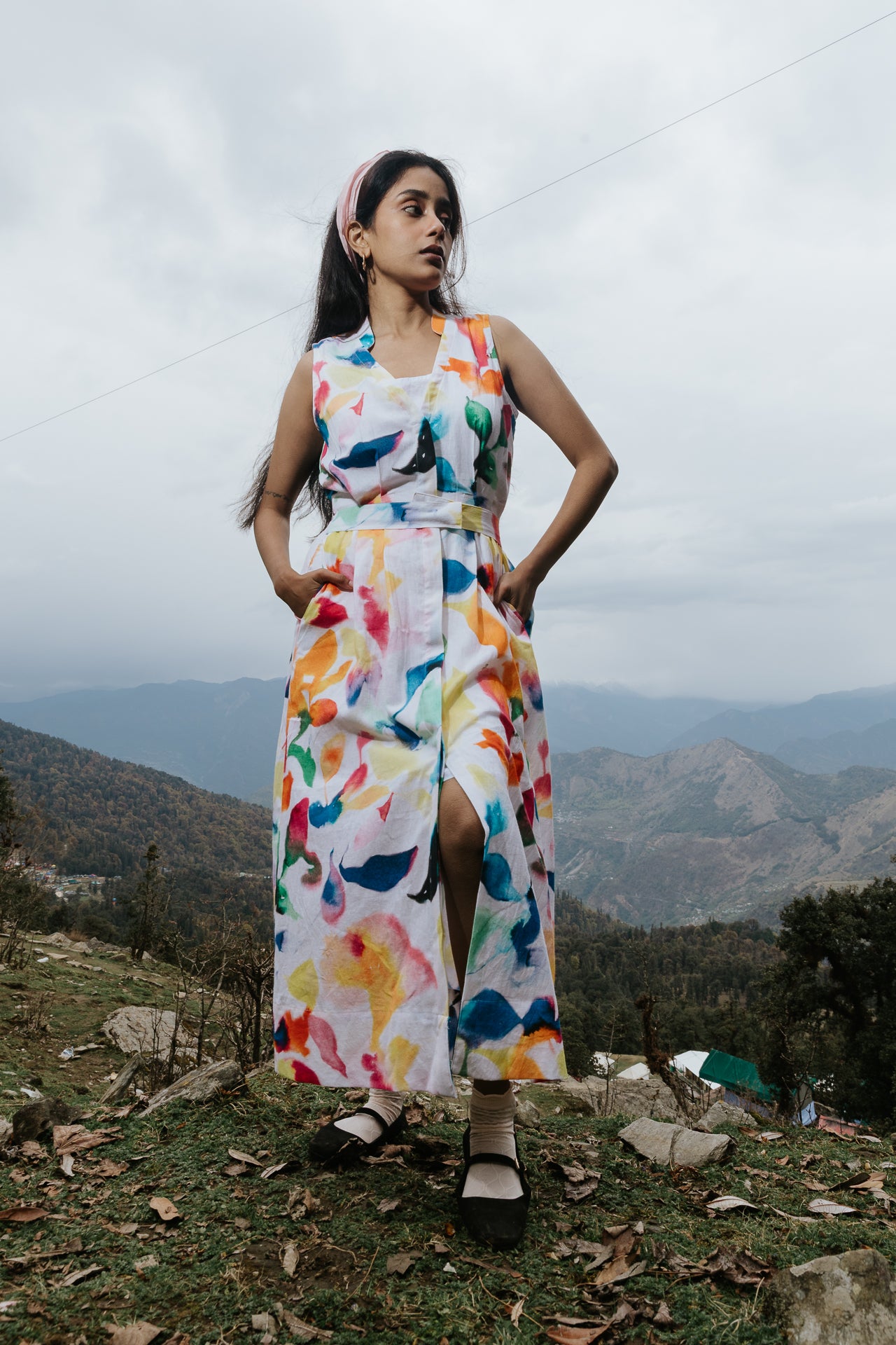 The Linen Canvas Dress