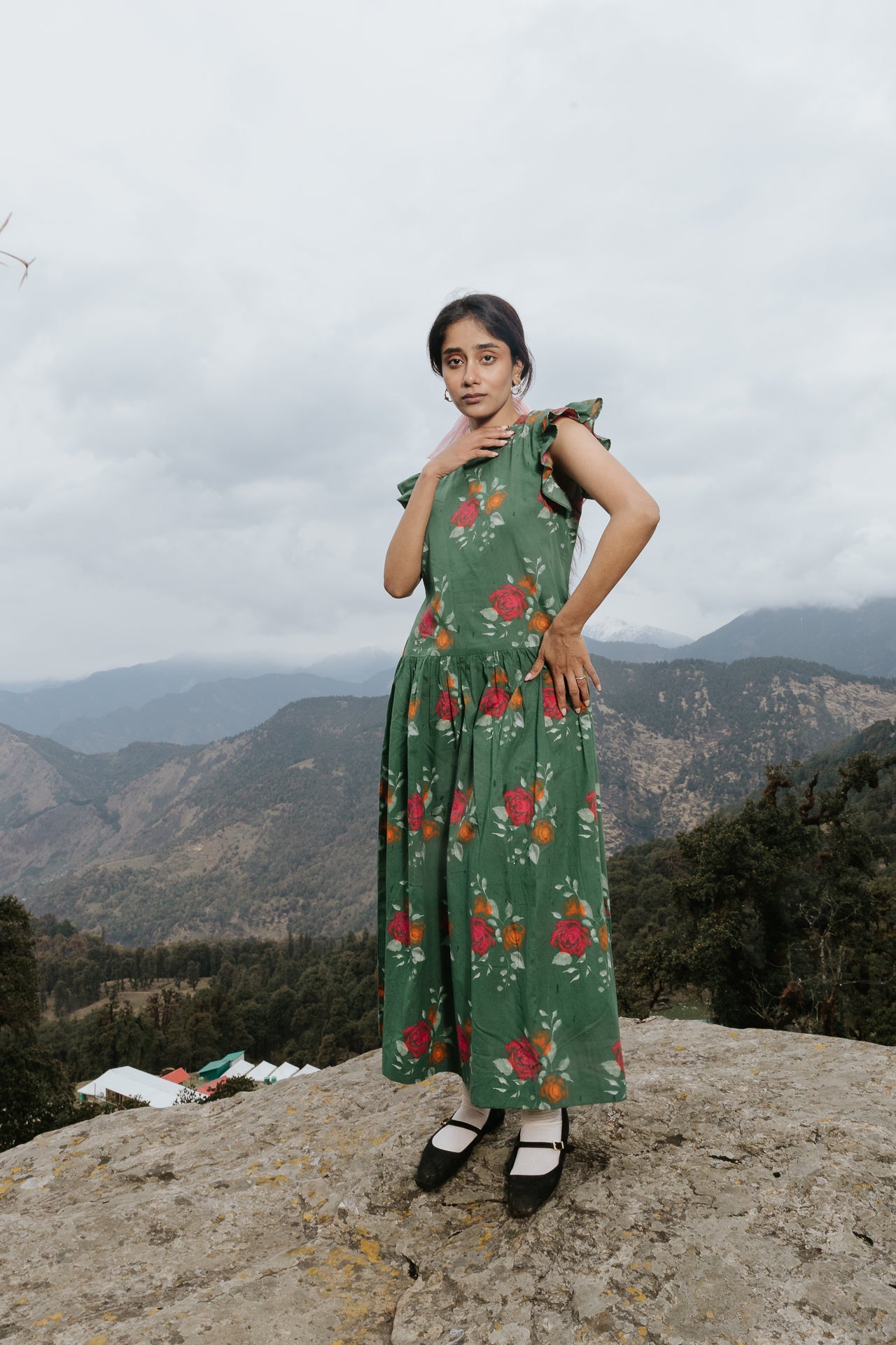The Rose Flutter Dress