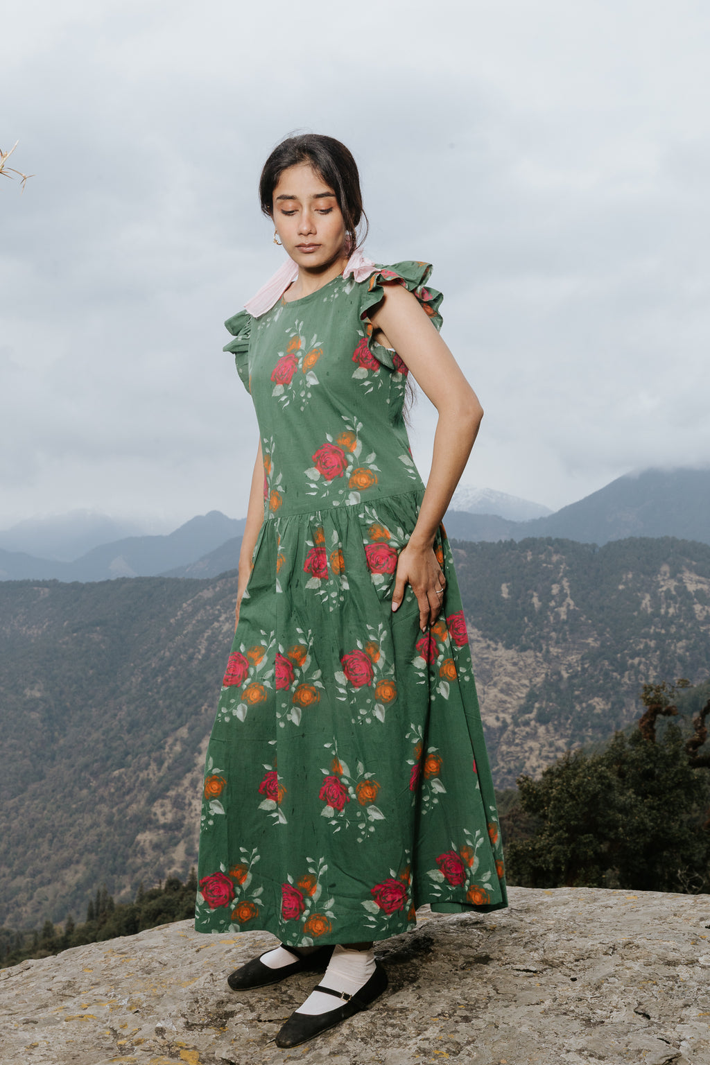 The Rose Flutter Dress