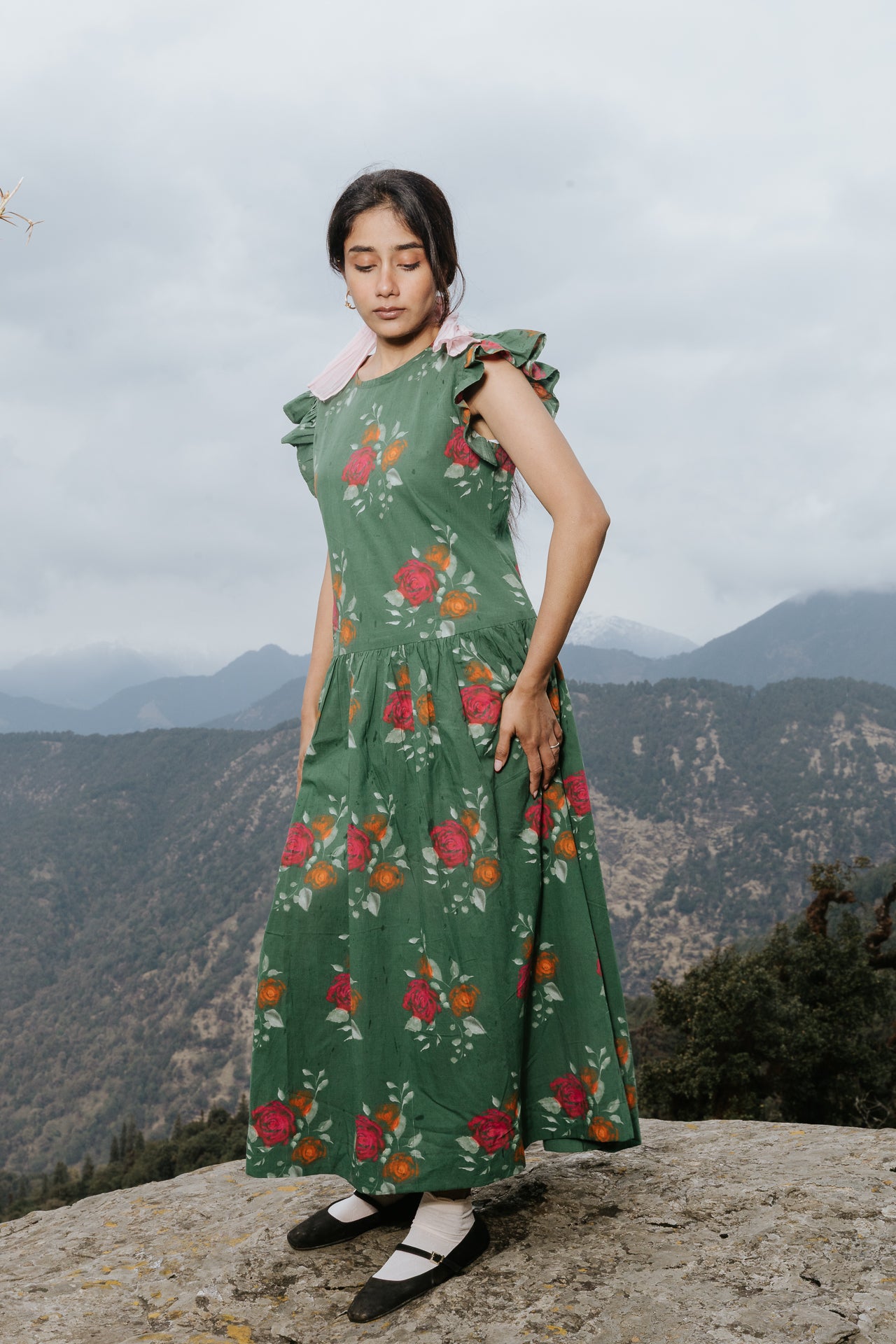The Rose Flutter Dress