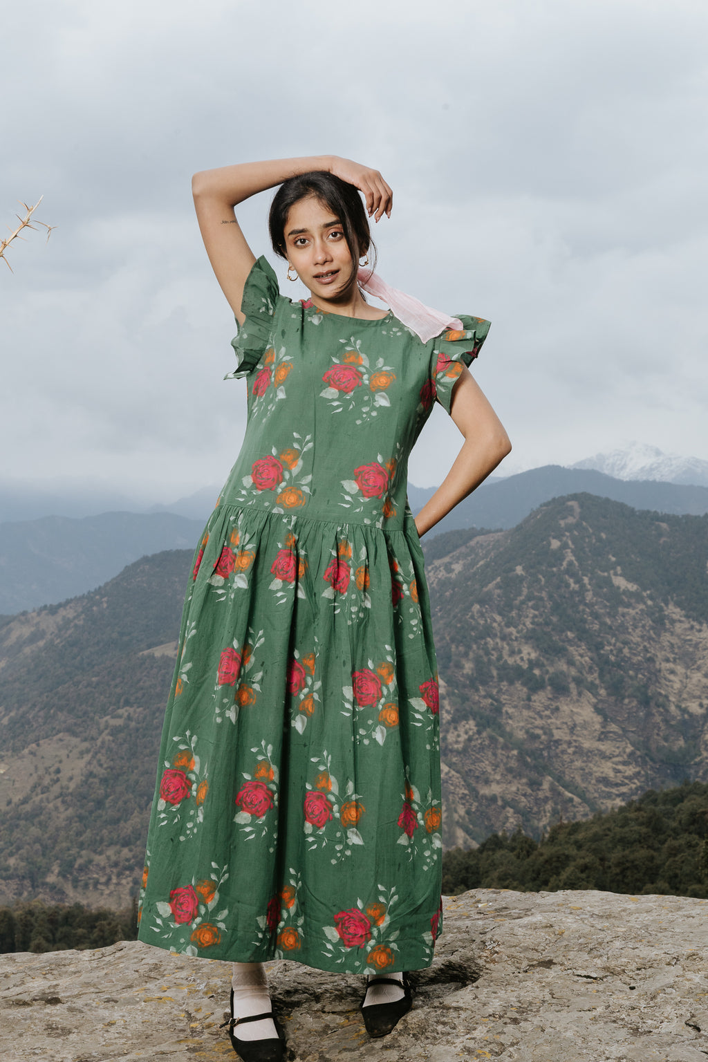 The Rose Flutter Dress