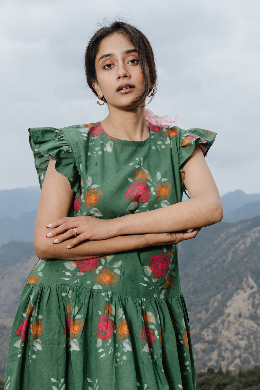 The Rose Flutter Dress