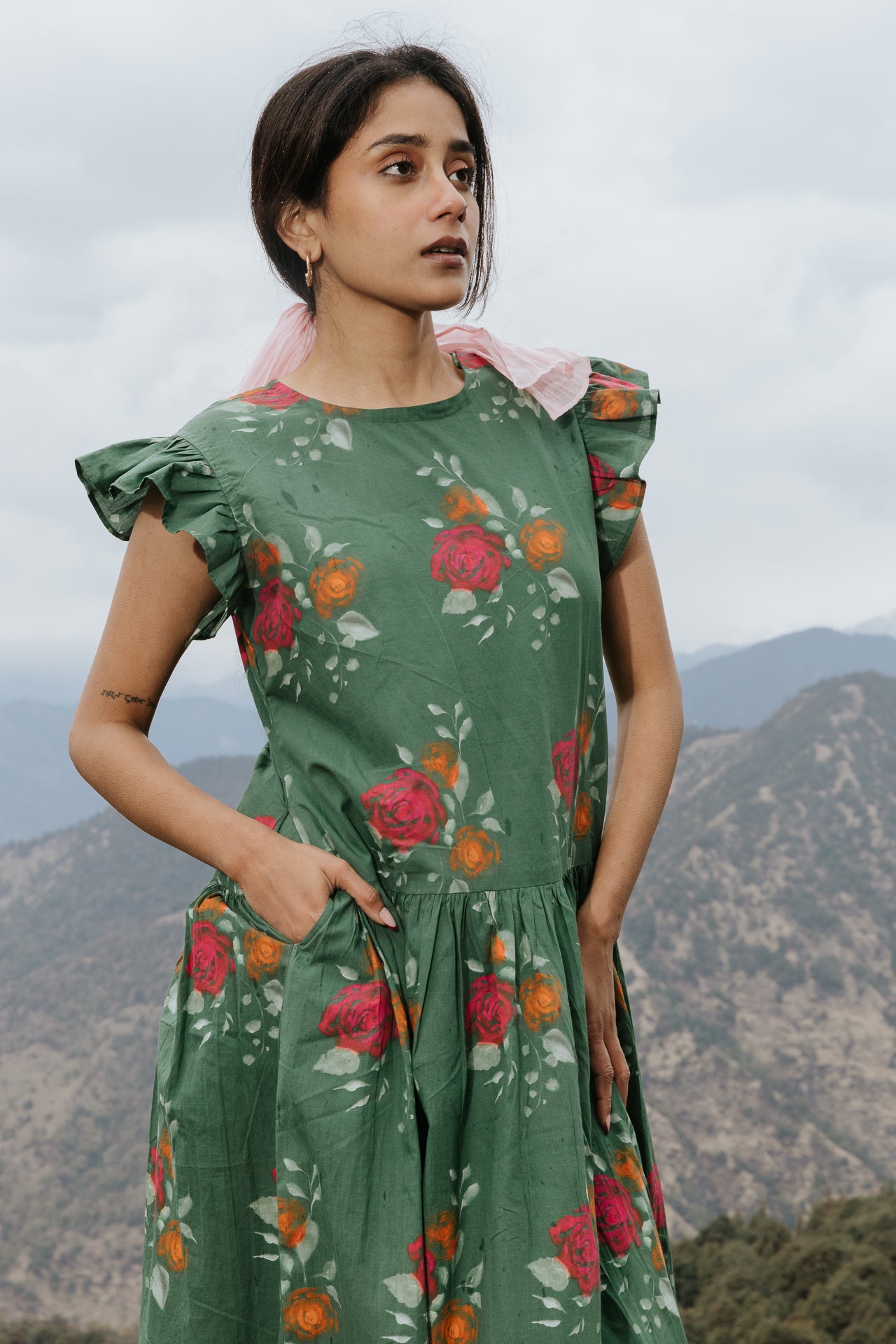 The Rose Flutter Dress