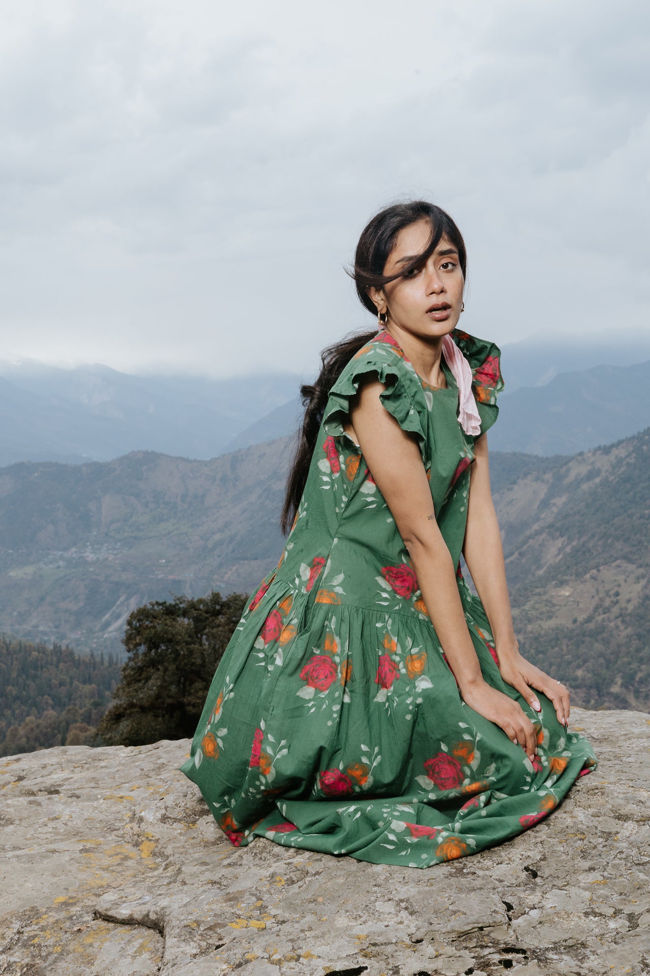 The Rose Flutter Dress