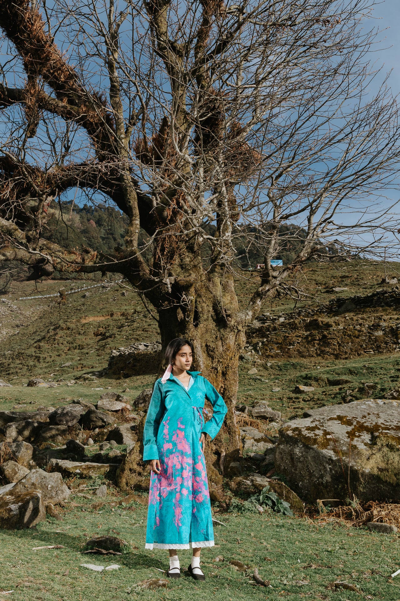 Artist Wrap Dress