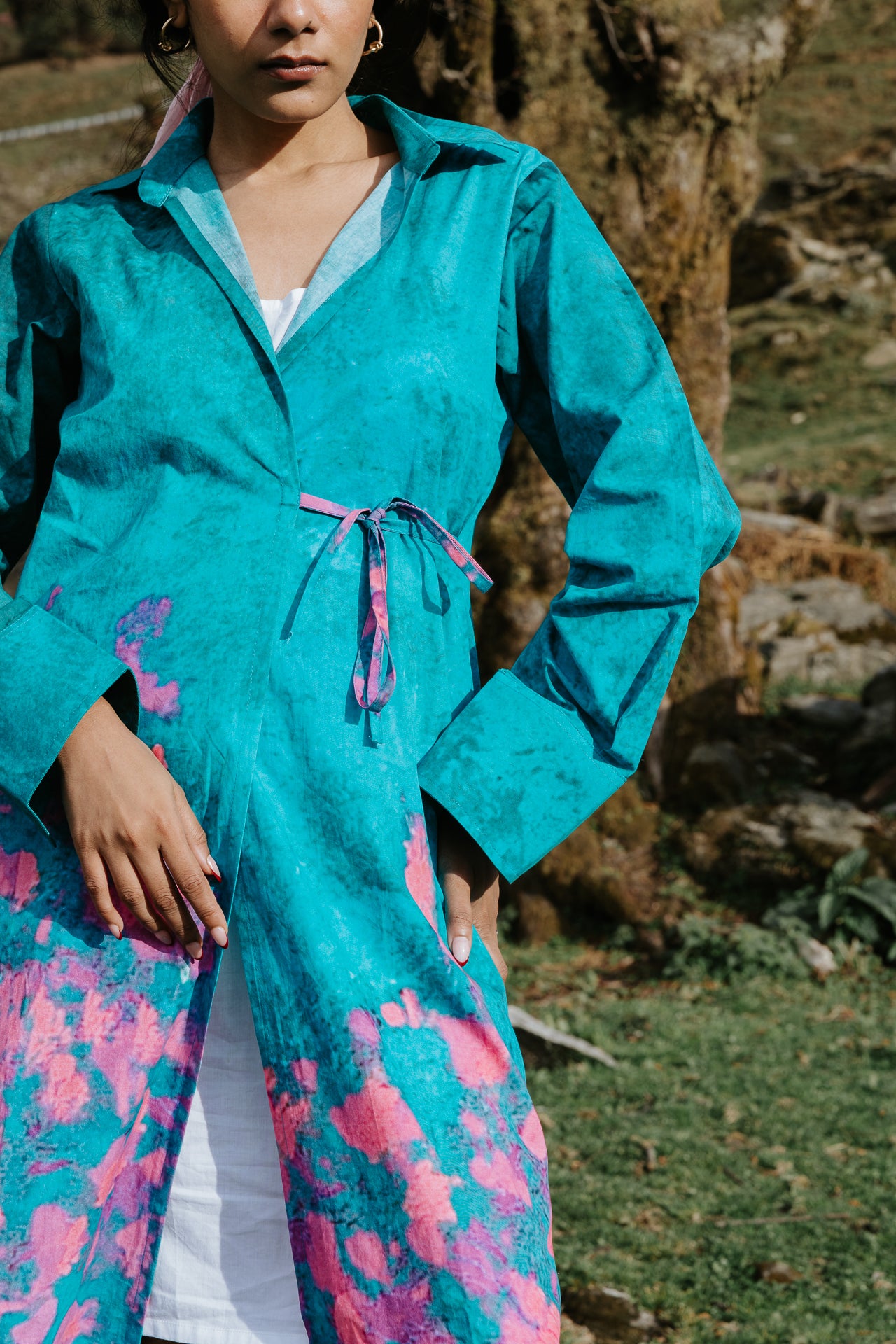 Artist Wrap Dress