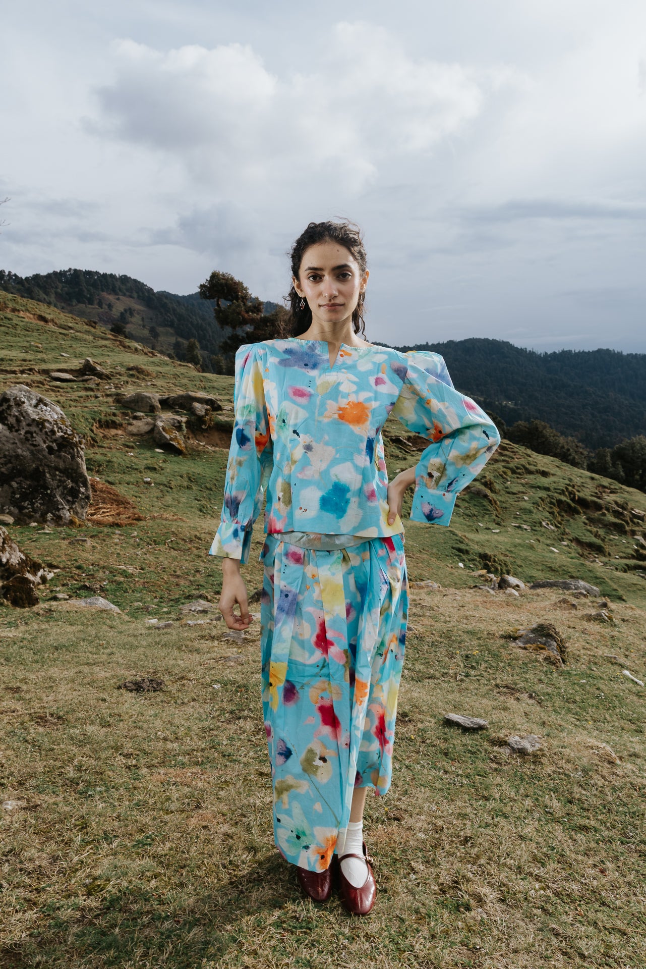 Brushstrokes & Poppies Set