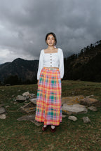 The Watercolour Plaid Skirt [SALE]