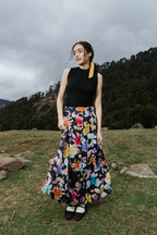 Night Painting Scallop Skirt [SALE]