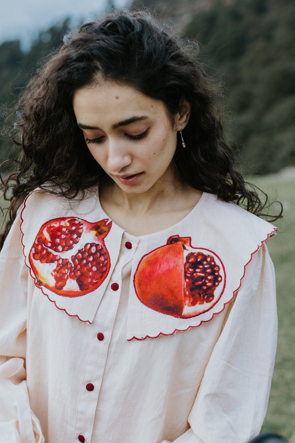 Scallop & Pomegranate Shirt