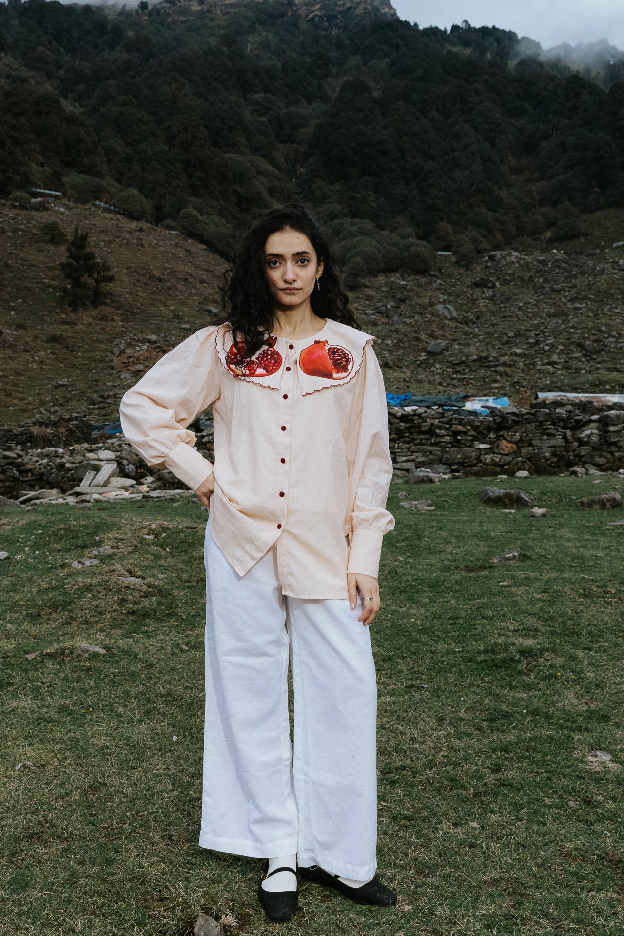 Scallop & Pomegranate Shirt
