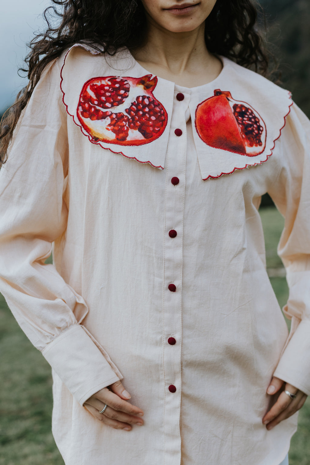 Scallop & Pomegranate Shirt