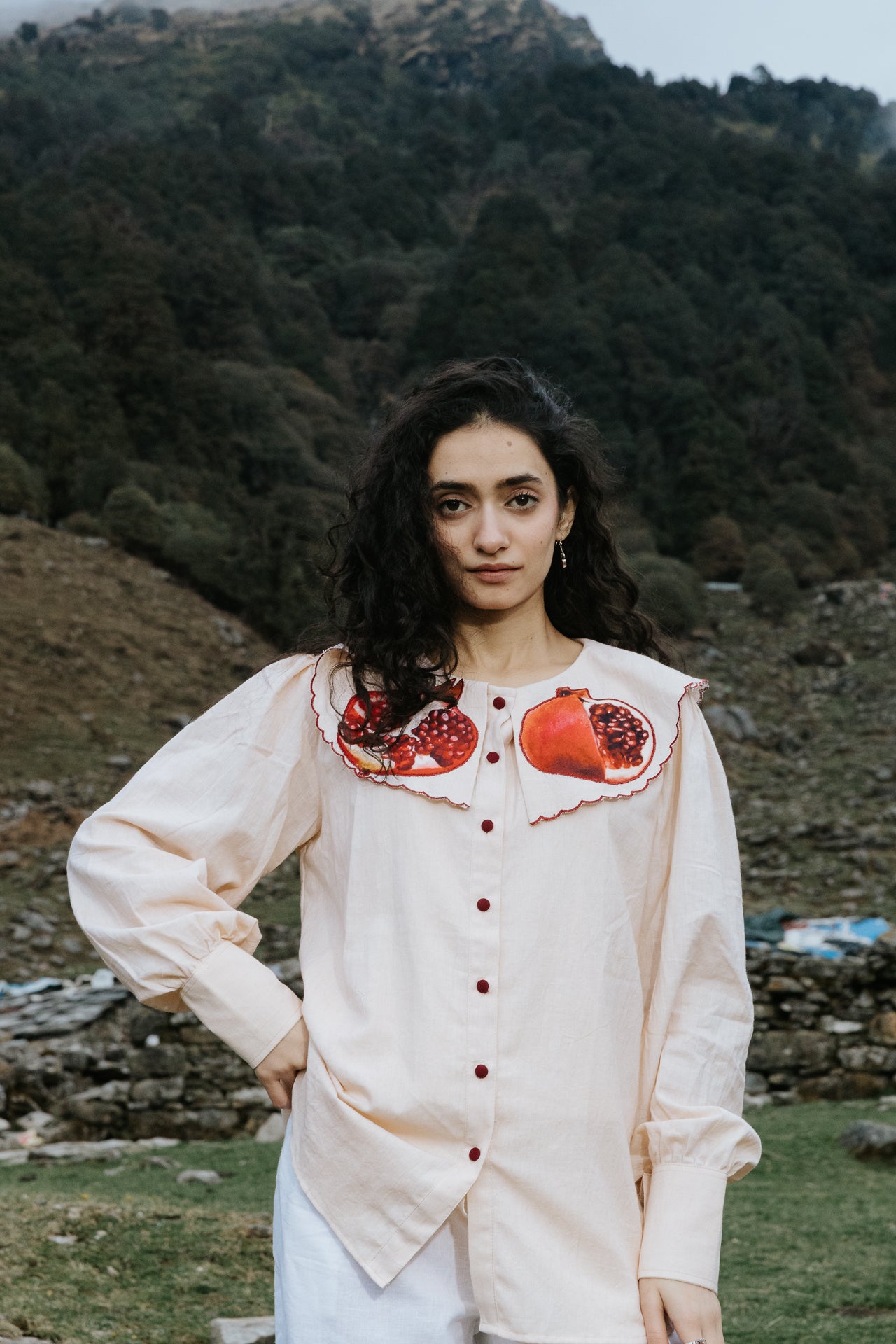 Scallop & Pomegranate Shirt
