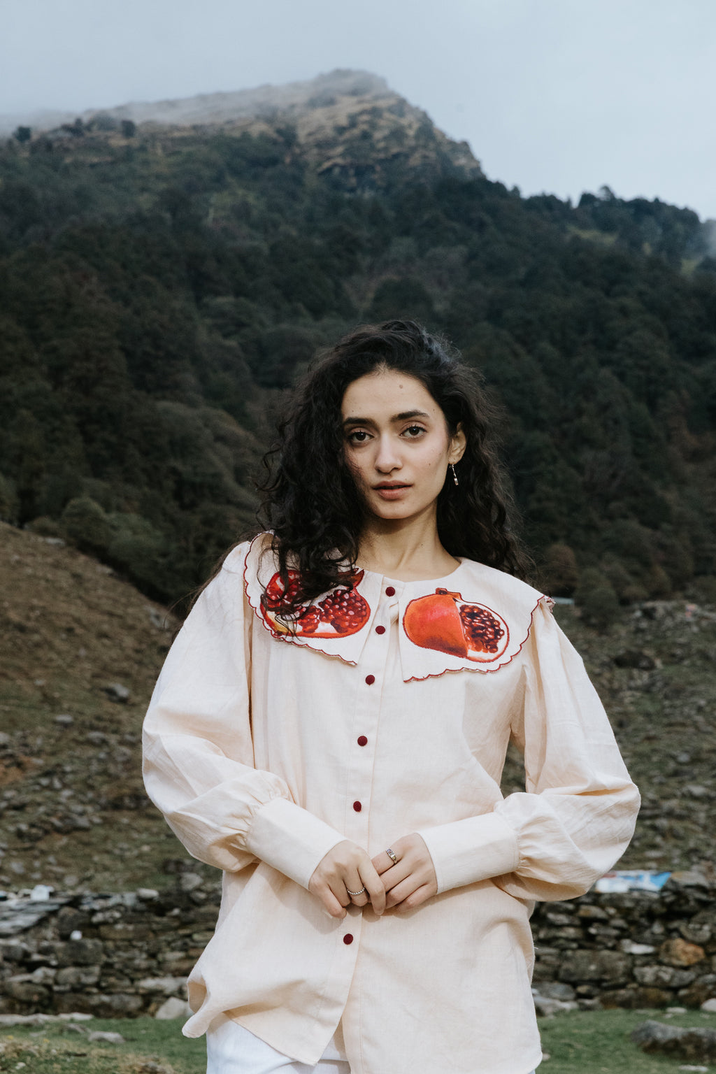 Scallop & Pomegranate Shirt