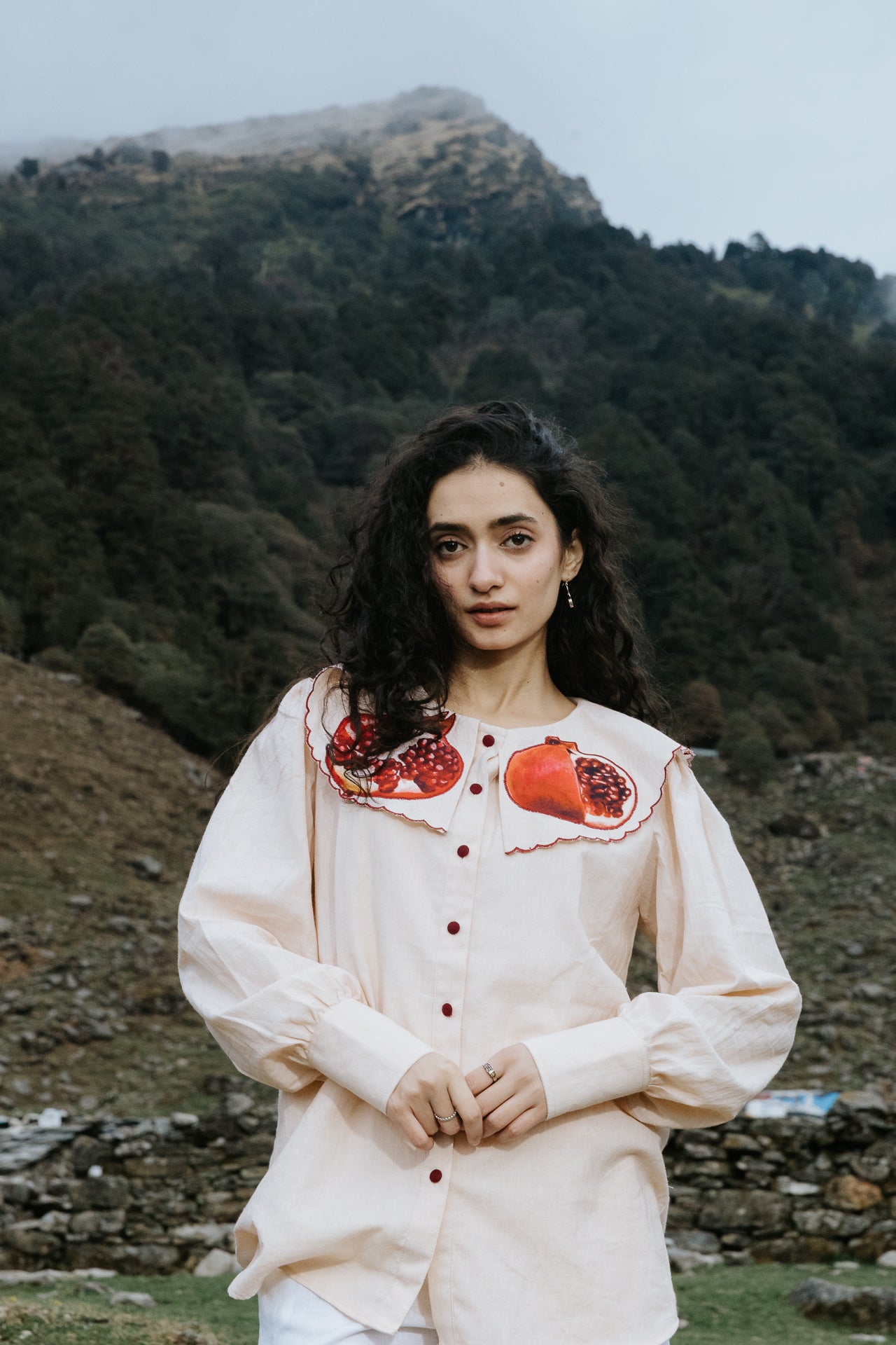 Scallop & Pomegranate Shirt