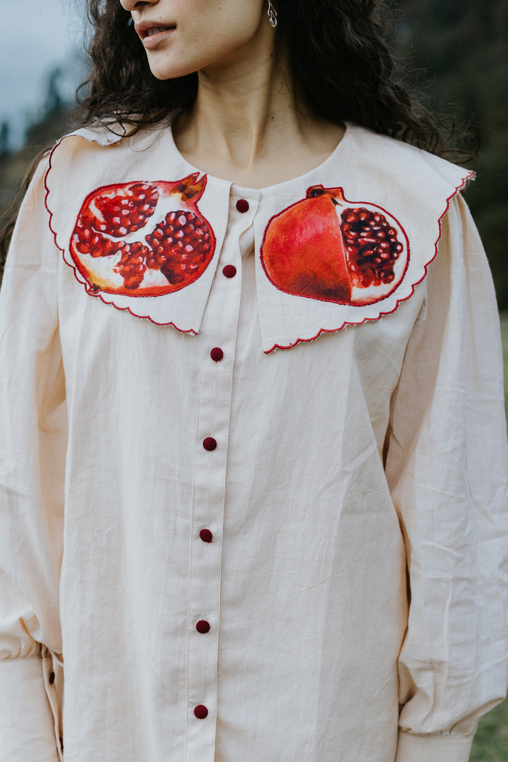 Scallop & Pomegranate Shirt