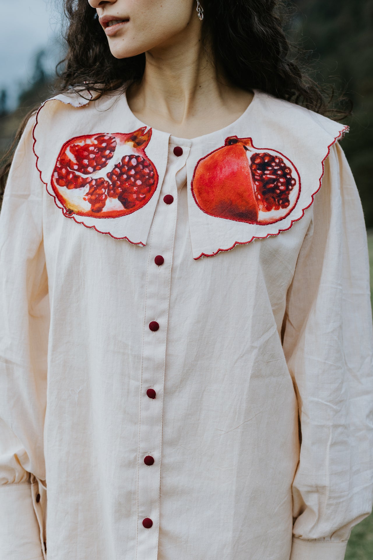 Scallop & Pomegranate Shirt