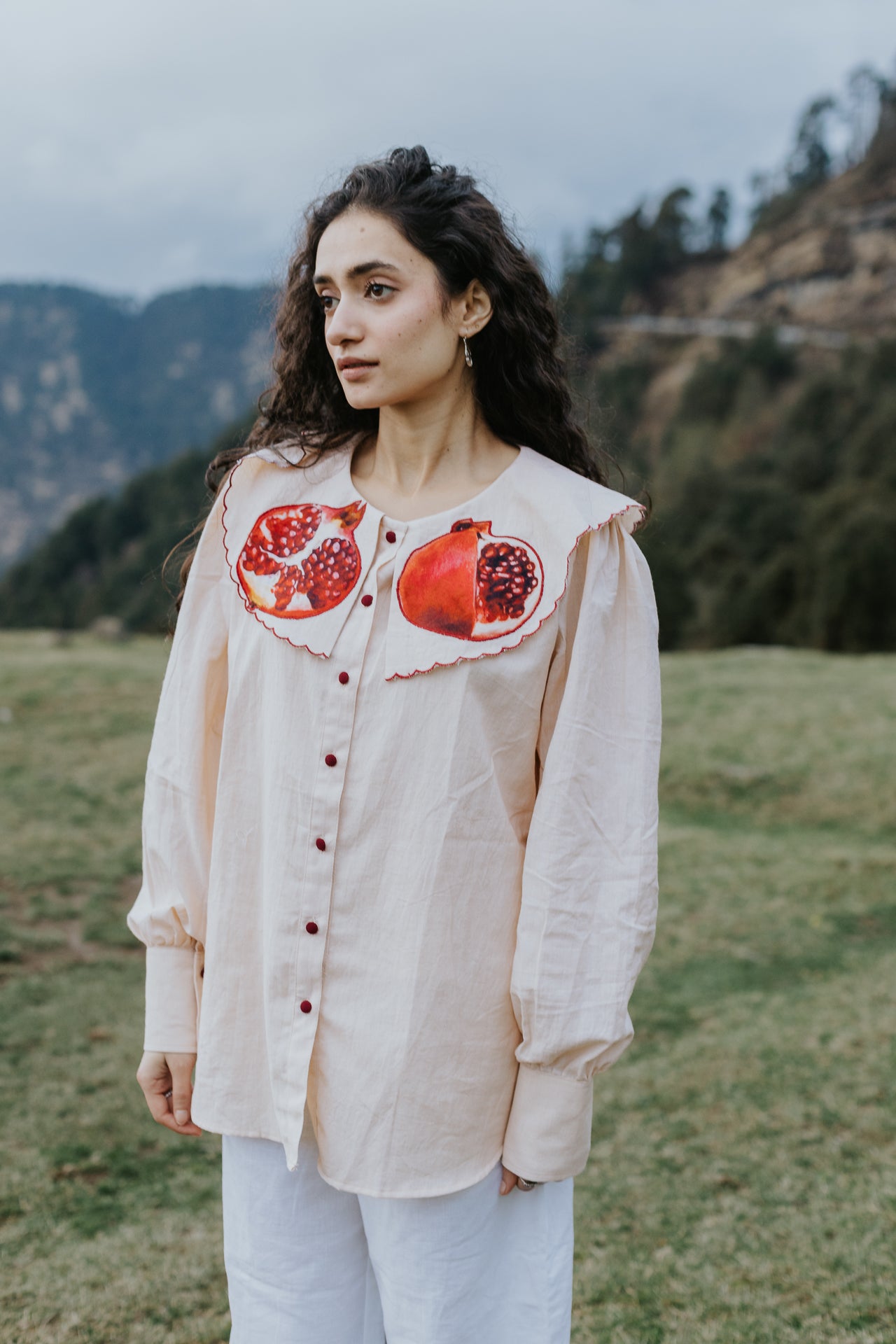Scallop & Pomegranate Shirt