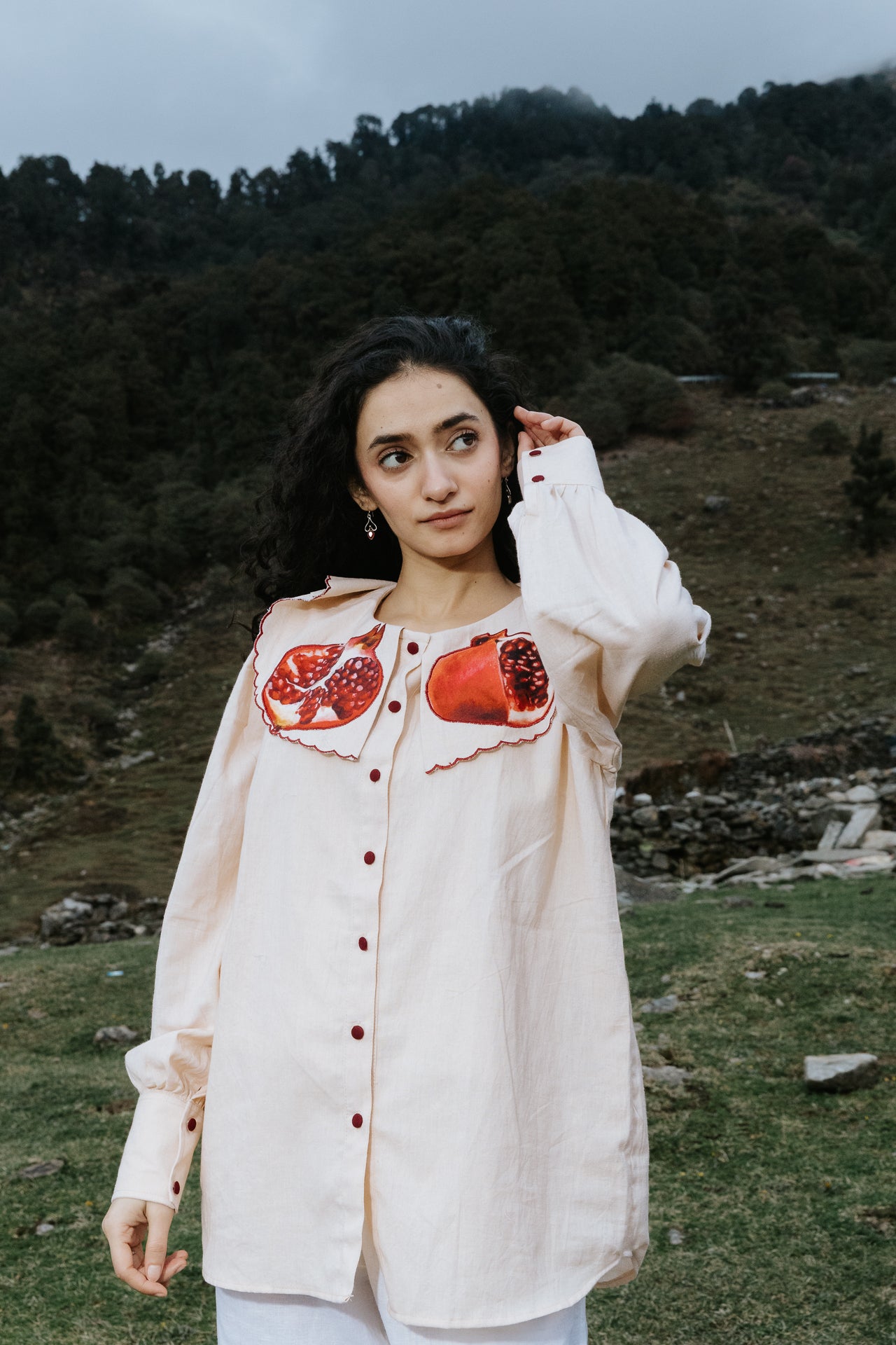 Scallop & Pomegranate Shirt