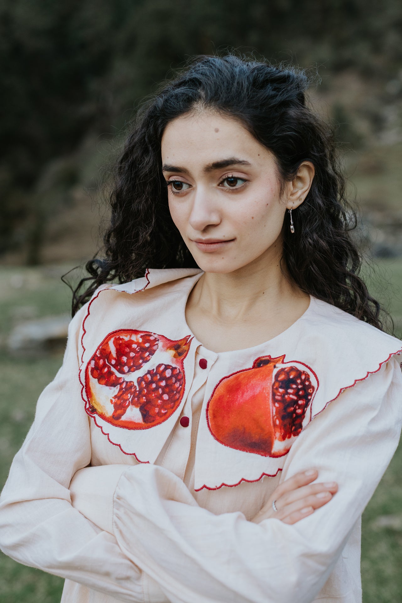 Scallop & Pomegranate Shirt