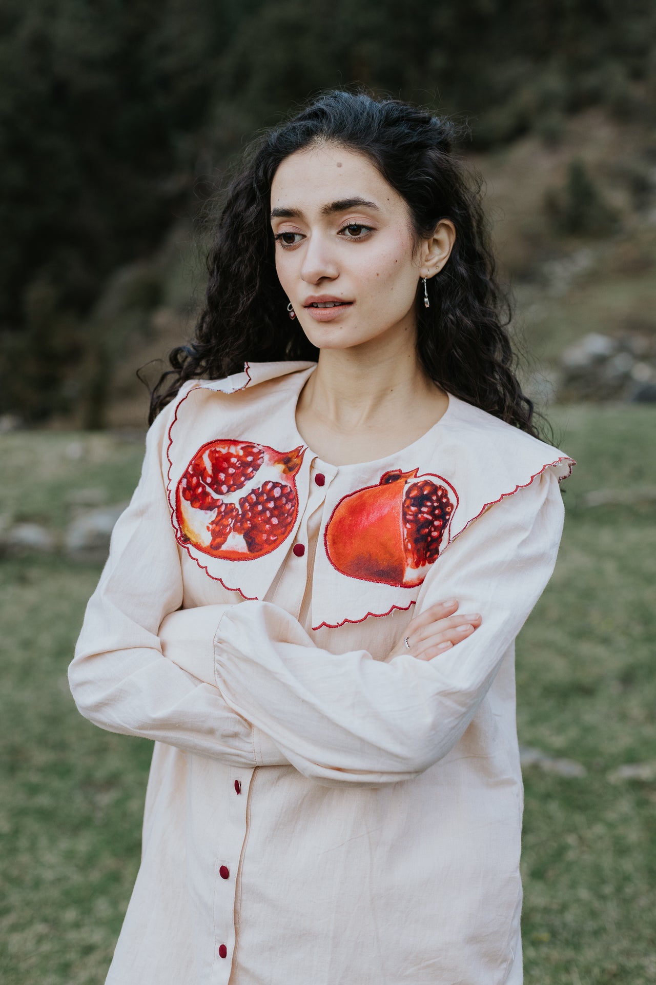 Scallop & Pomegranate Shirt