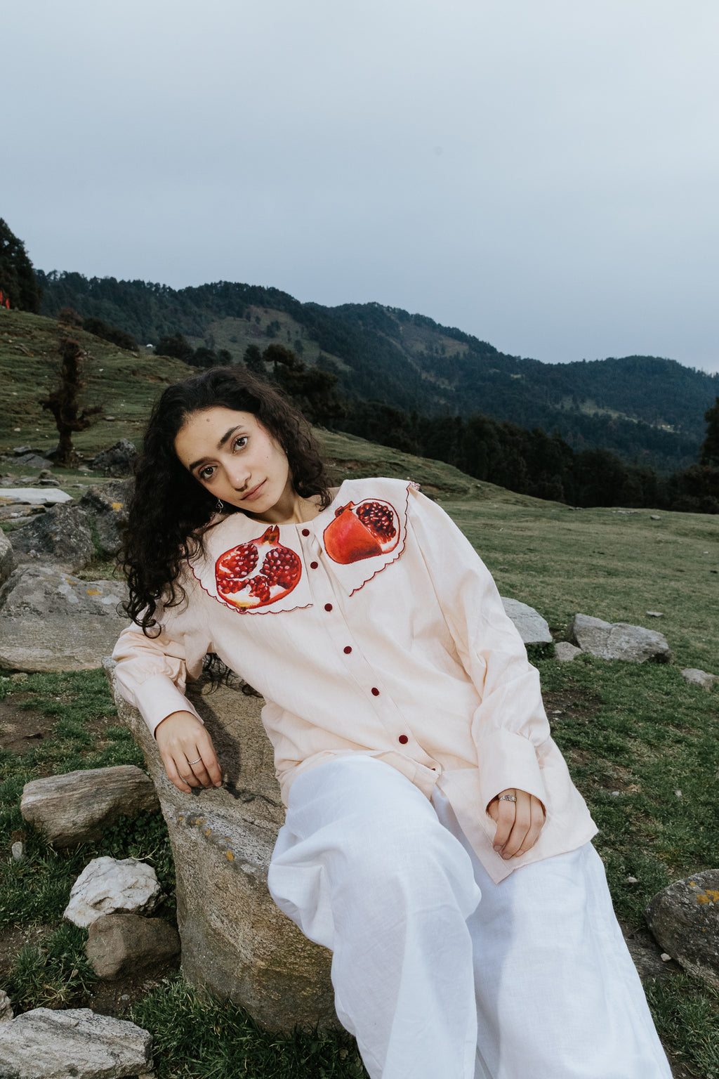 Scallop & Pomegranate Shirt