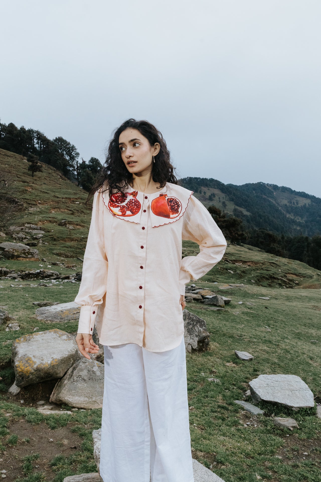 Scallop & Pomegranate Shirt