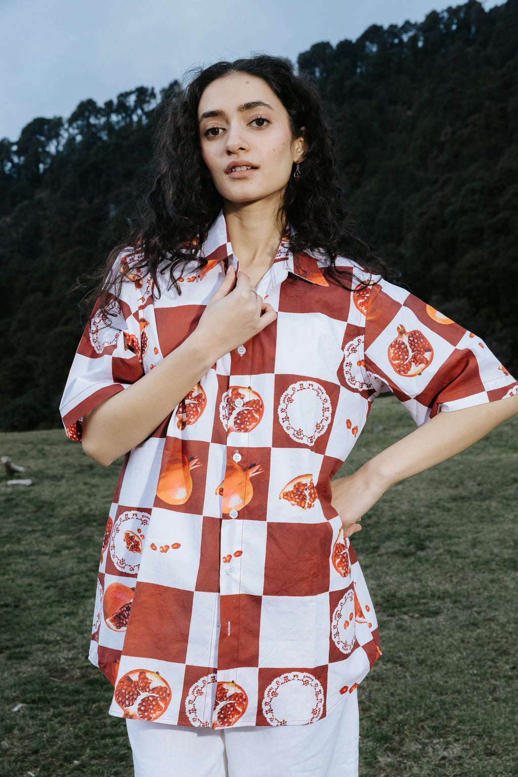 Painted Pomegranate Shirt