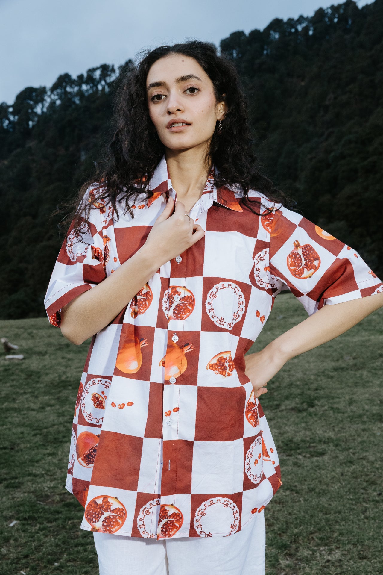 Painted Pomegranate Shirt