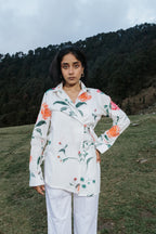 Overgrown in June Wrap Shirt