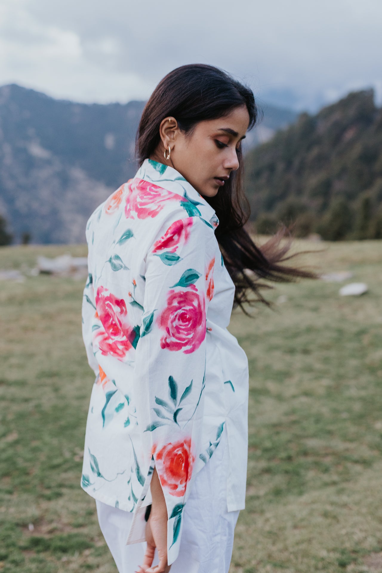 Overgrown in June Wrap Shirt