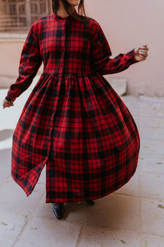 Mulberry Wool Dress Main Image