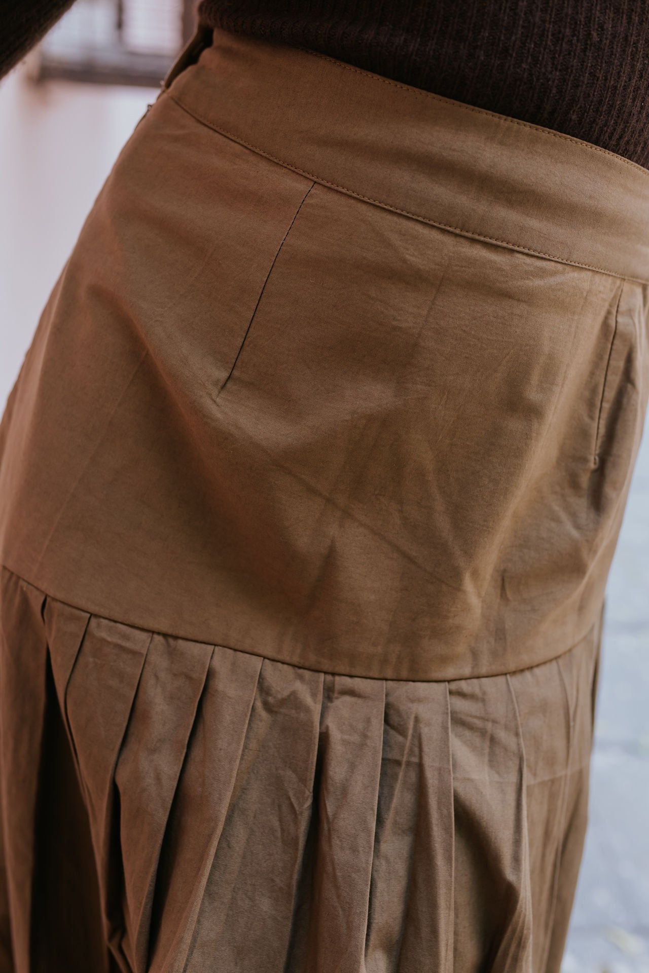 The Russet Pleat Skirt