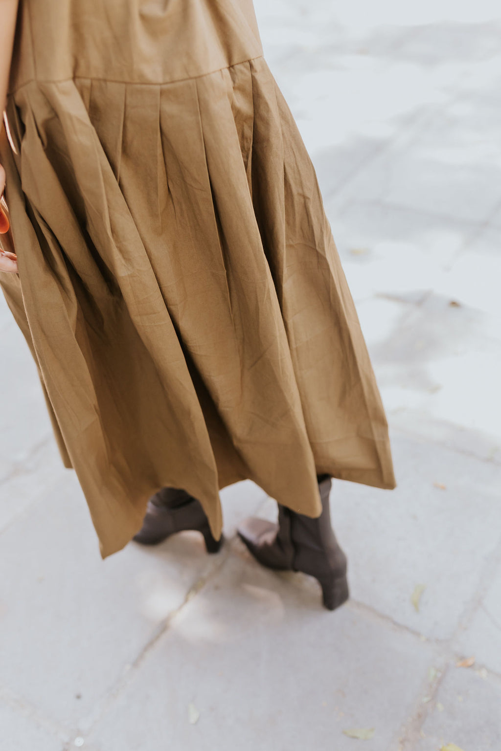 The Russet Pleat Skirt