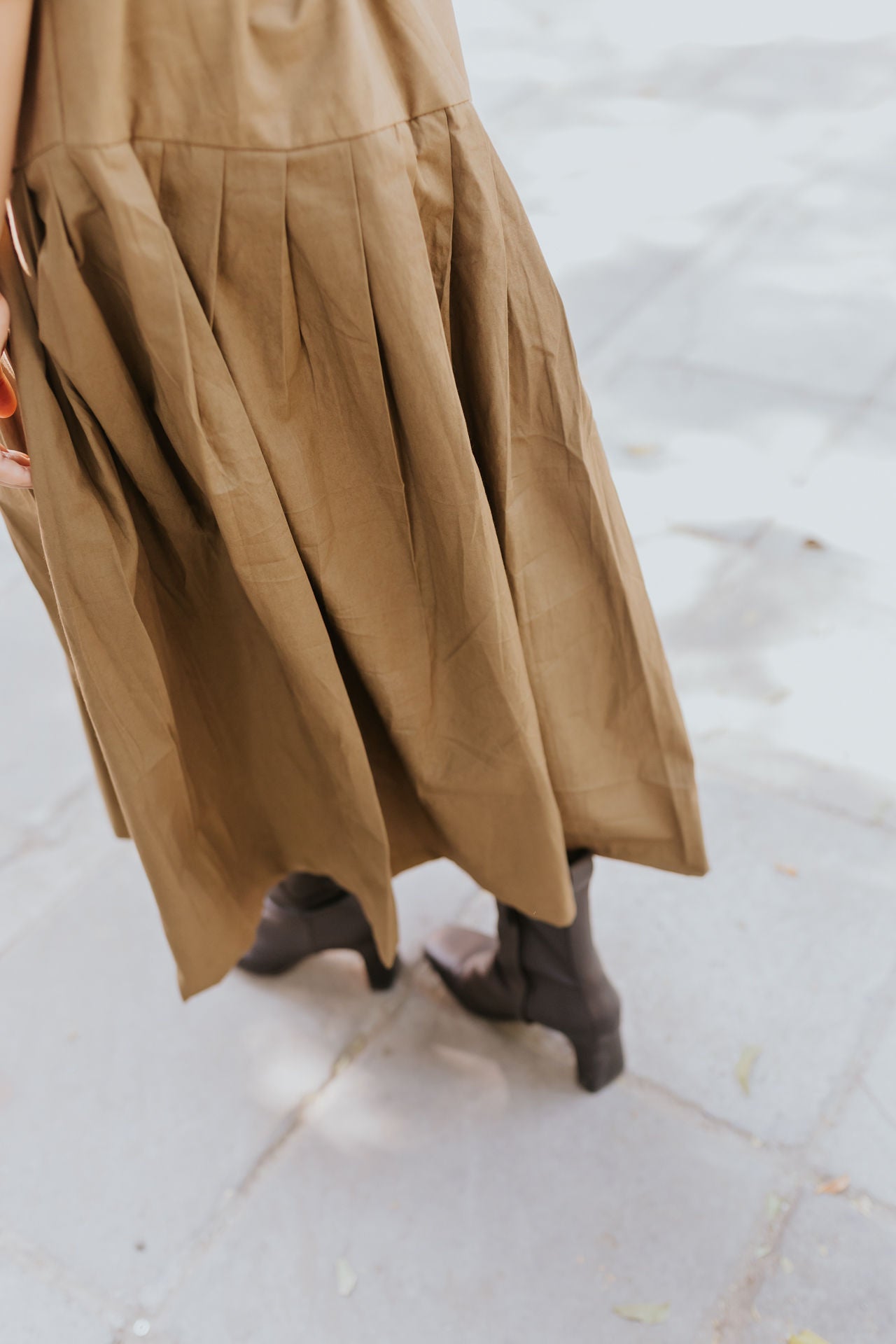 The Russet Pleat Skirt