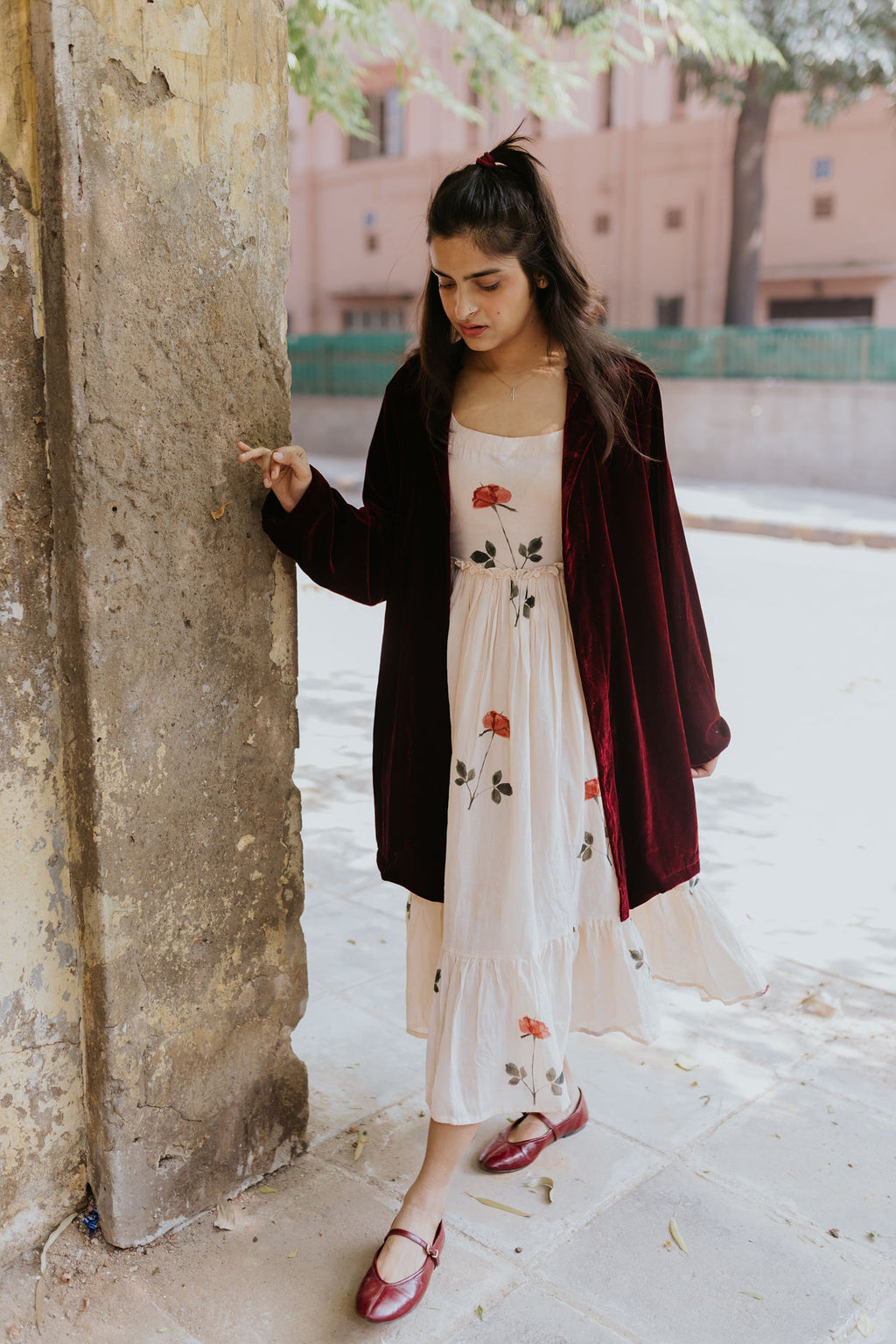 Velvet Chenille Overlay Jacket