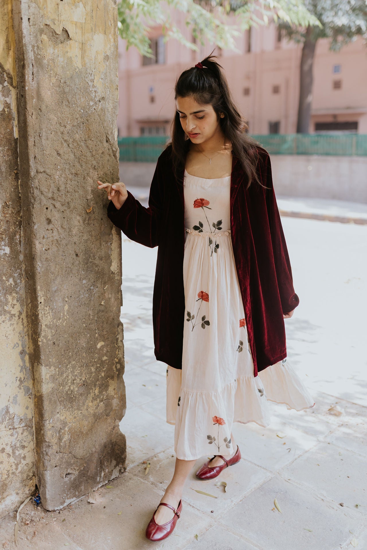 Velvet Chenille Overlay Jacket