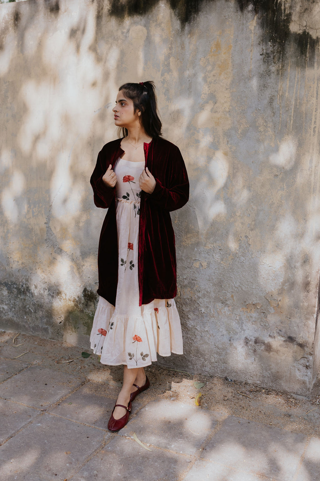 Velvet Chenille Overlay Jacket