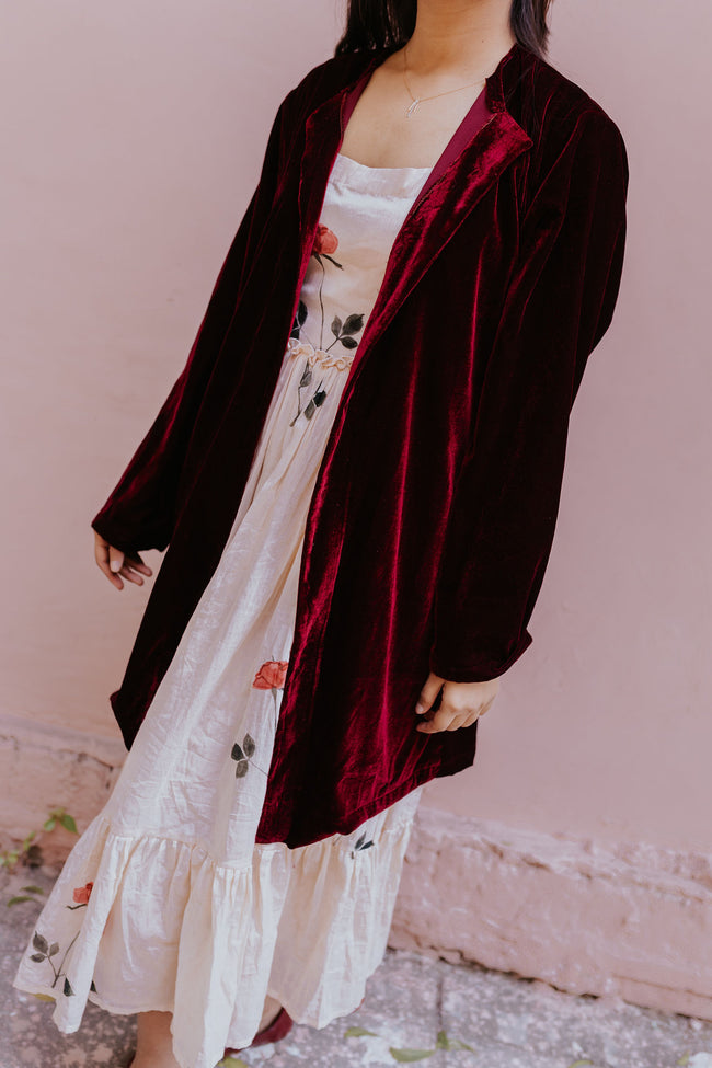 Velvet Chenille Overlay Jacket Main Image